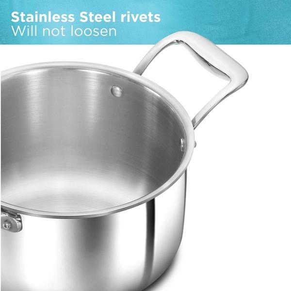 Hawkins Pro Tri-Ply Stainless Steel Milk Pan 3L