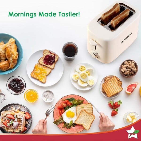 Wonderchef Bellagio 2-slice pop-up toaster  800W