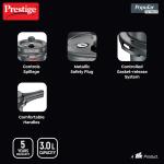 PRESTIGE   HARD ANODISED  PRESSURE COOKER 3.0 Litre