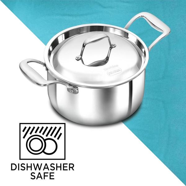 Hawkins Pro Tri-Ply Stainless Steel Milk Pan 3L