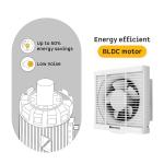 ATOMBERG EXHAUST FAN EFFICIO - New  WHITE | BROWN | BLACK