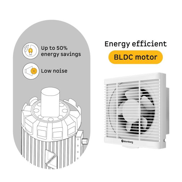 ATOMBERG EXHAUST FAN EFFICIO - New  WHITE | BROWN | BLACK