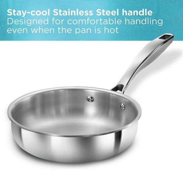 Hawkins Pro Tri-Ply Stainless Steel Frying Pan 18cm