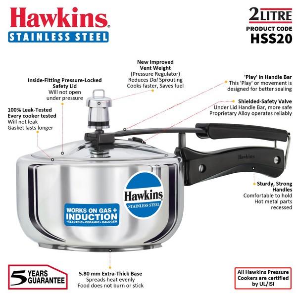 Hawkins classic 1.5lit induction