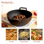 Meyer Cast Iron Kadai 48449 20CM