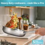 Hawkins Pro Tri-Ply Stainless Steel Frying Pan 18cm