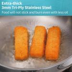 Hawkins Pro Tri-Ply Stainless Steel Frying Pan 18cm