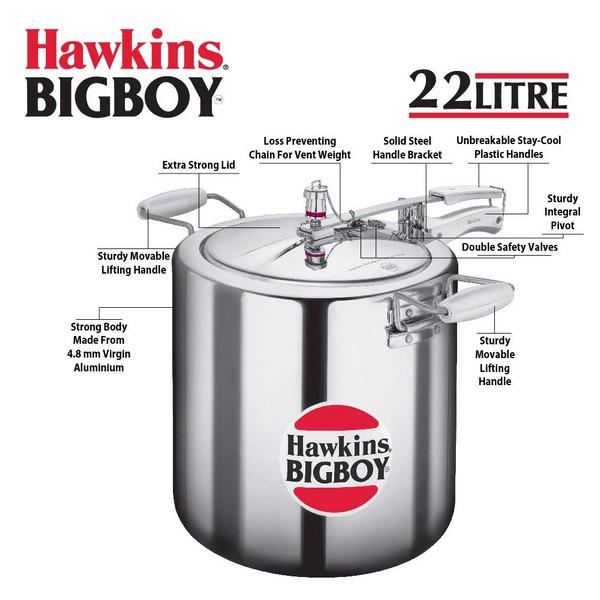 Hawkins BigBoy Pressure Cooker 14lit