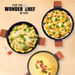 Wonderchef Caesar Forged Pans Kadhai with Lid