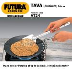 Futura Hard Anodised Roti Tawa 24CM