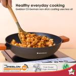 Wonderchef Caesar Forged Pans Kadhai with Lid