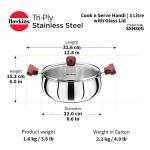 Hawkins Tri-Ply Handi 2L