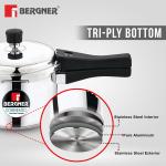 BERGNER BGIN-7860 Tri-ply Pressure Cooker 1L