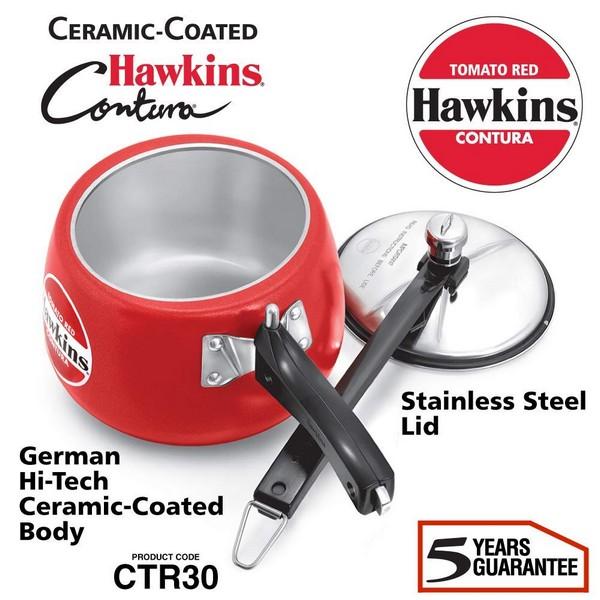 Hawkins Ceramic Coated Contura 3lit RED