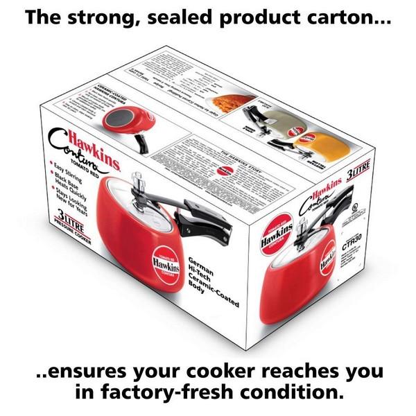 Hawkins Ceramic Coated Contura 5lit RED