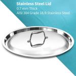 Hawkins Pro Tri-Ply Stainless Steel Deep Fry Pan 1.5L