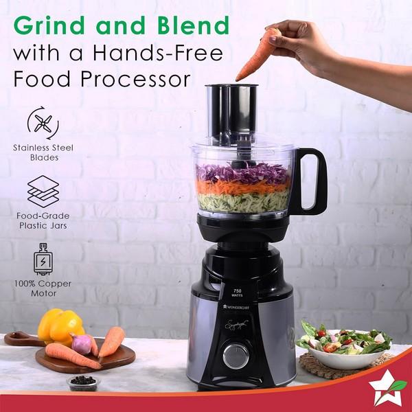Wonderchef Galaxy Food Processor 750W | 4 Jar