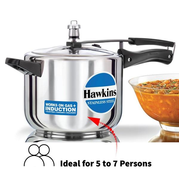 Hawkins Stainless Steel Pressure Cooker 10lit