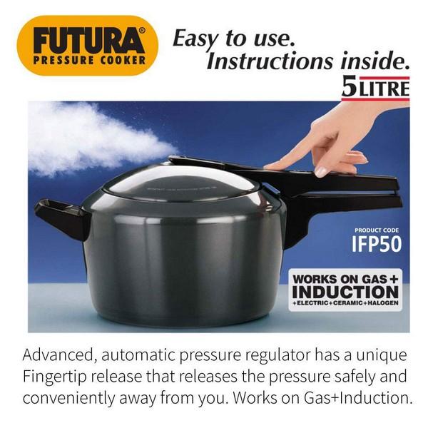Futura Hard Anodised Pressure Cooker 3lit
