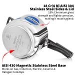 Hawkins Stainless Steel Pressure Cooker 10lit