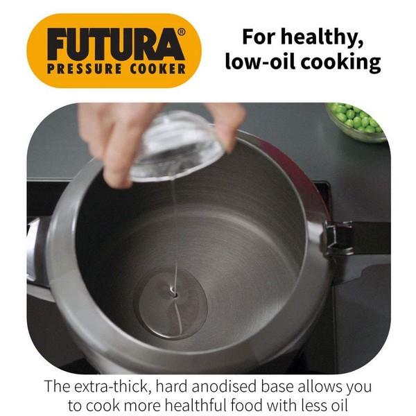 Futura Hard Anodised Pressure Cooker 3lit