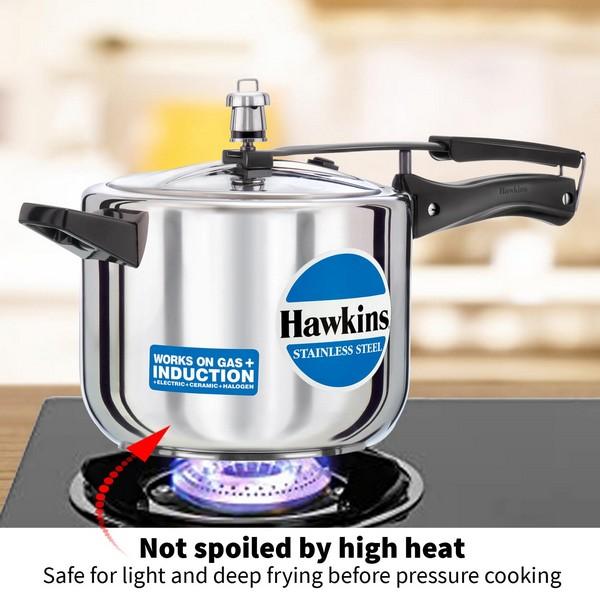 Hawkins Stainless Steel Pressure Cooker 10lit