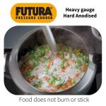 Futura Hard Anodised Pressure Cooker 3lit