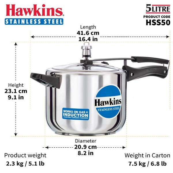 Hawkins stainless steel pressure 4lit