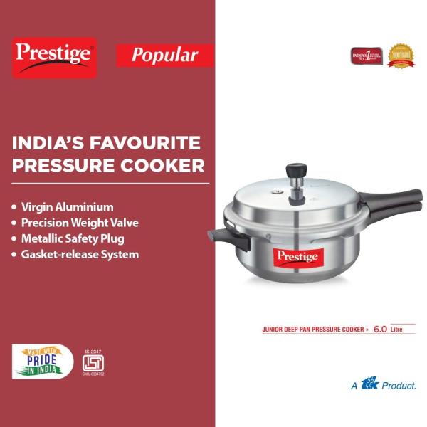 PRESTIGE  SENIOR DEEP PAN  ALUMINIUM 5.0 Litre