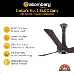ATOMBERG  SMART - Ceiling Fan ARIS 1200mm Dark Teakwood