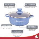 Wonderchef Casserole 6pc Set  (Blue)