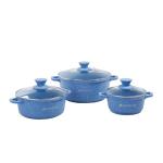 Wonderchef Casserole 6pc Set  (Blue)
