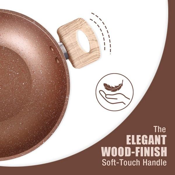 Wonderchef Kadhai with Lid  (Ivory)