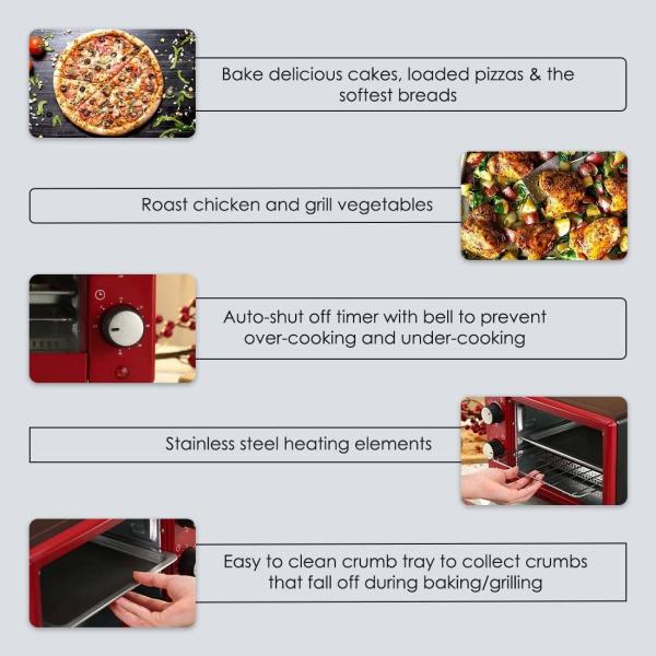 Wonderchef Oven Toaster Grillers 9L | 650W