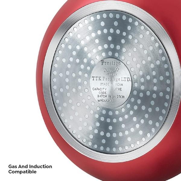 PRESTIGE   PRESSURE COOKER  SILKY RED 1.5 Litre