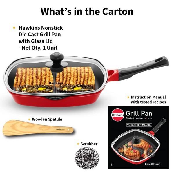 Hawkins Die-Cast Grill Pan 26CM