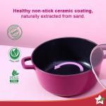 Wonderchef Casserole 6pc  Set (Purple)