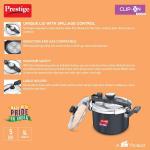 PRESTIGE HARD ANODISED PRESSURE HANDI -5.0 Litre