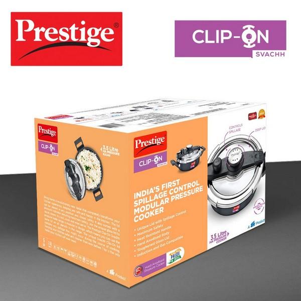 PRESTIGE HARD ANODISED PRESSURE COOKER 2.0 Litre