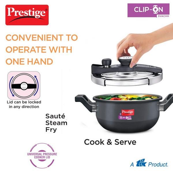PRESTIGE HARD ANODISED PRESSURE COOKER -3.0 Litre