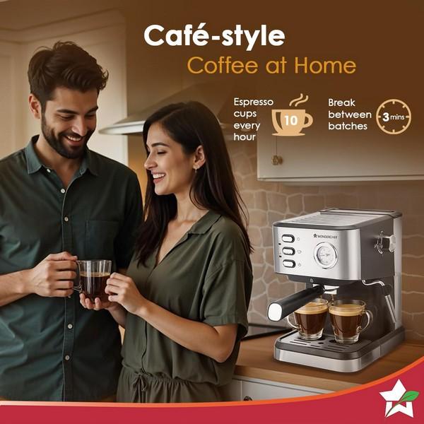 Wonderchef Espresso Machine Regenta (19-bar)