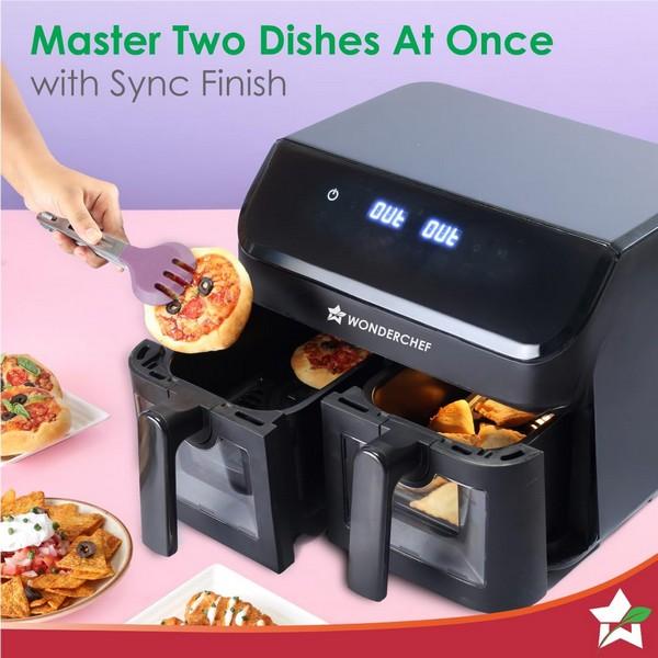 Wonderchef Regenta Digital Air Fryer with Dual Basket