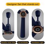 ATOMBERG  SMART - Ceiling Fan Studio Nexus Smart 1200mm Dark Wallnut