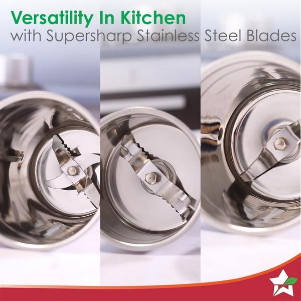 Wonderchef Robo Mixer Grinder 500W | 3 Jar