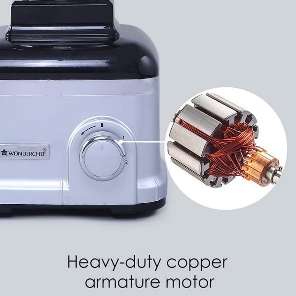 Wonderchef Sumo DLX Mixer (Black) 1000W | 4 Jar