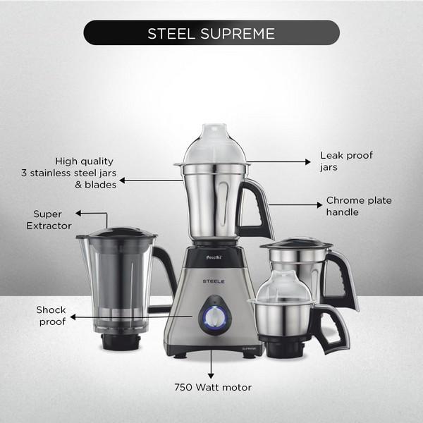 PREETHI-STEELE SUPREME - 5 YMW - 750W - 4J