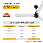 ATOMBERG  SMART - Ceiling Fan RENESA SMART 1200mm  Gloss White & Black | Brown & Black | Midnight Black | Pebble Grey | Misty Teal