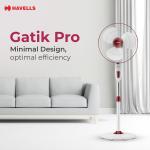 ATOMBERG PEDESTAL FAN  STELIOS Pro PF 400 MM Snow White | Midnight Black