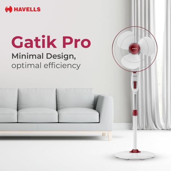 ATOMBERG PEDESTAL FAN  STELIOS Pro PF 400 MM Snow White | Midnight Black