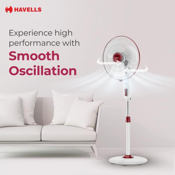 ATOMBERG PEDESTAL FAN  STELIOS Pro PF 400 MM Snow White | Midnight Black